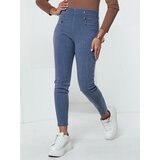 DStreet Spodnie damskie LUXTILIO wysoki stan niebieskie | Shoptok.si
