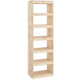 Furnova Knjižna omara/pregrada 60x30x199,5 cm trdna borovina, (21932452) | Shoptok.si