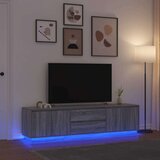 vidaXL TV ormarić s LED svjetlima boja hrasta 193,5x41x50 cm | shoptok.hr