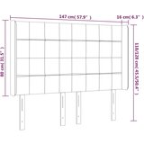  Posteljno vzglavje roza 147x16x118/128 cm žamet, (20933772) | Shoptok.si