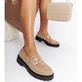 Gemre Beige loafers adorned with rhinestones Newport Cijene