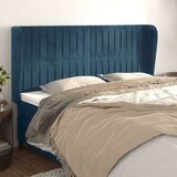  Uzglavlje s ušima tamnoplavo 163x23x118/128 cm baršunasto Cijene