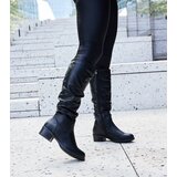 Gemre Black Ruched Boots Angelico | Eponuda.ba