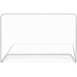 Nogometni gol 2 kom s mrežom 182 x 61 x 122 cm čelični bijeli | Eponuda.com