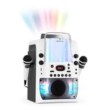 Auna Kara Liquida BT, karaoke sistem, light show, vodnjak, Bluetooth, bela/siva barva cene