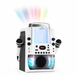 Auna Kara Liquida BT, karaoke sistem, light show, vodnjak, Bluetooth, bela/siva barva