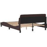  Okvir za krevet Dover tamnosmeđi 140 x 190 cm od tkanine | Eponuda.ba