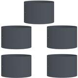 vidaXL antracitne metalne saksije Antracit Metal Srednje Metalne saksije Cijene