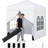 Costway Vrtni paviljon s snemljivimi stenami 200 x 200 cm, (5000286961) Cene