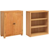  Set namještaja za pohranu 2 kom. Prirodna 80 x 35 x 185 cm | Shoptok.si