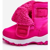 Big Star Children's Fleece-Lined Lace-up Snow Boots Pink | shoptok.hr