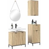  Set namještaja za kupaonicu s ladicama Zidne 3 pcs sonoma hrast | shoptok.hr