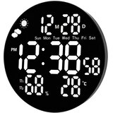 Digitalni zidni sat sa LED zaslonom i daljinskim upravljačem - 25 cm | Shoptok.si
