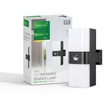 Greentech zidna rasvjeta led 20W 1600lm 3000K crna senzor | shoptok.hr