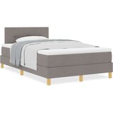 Box Vzmetnica na okvirju s vzmetnico Taupe 120x200 cm Tkanina, (22082670) | Shoptok.si