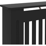  Pokrov za radijator crni 152 x 19 x 81,5 cm konstruirano drvo Slike