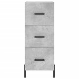  Visoka komoda siva betona 34,5x34x180 cm od konstruiranog drva | shoptok.hr