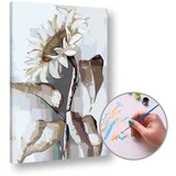  Slikanje po brojevima BIJELI SUNCOKRET - Level Starter | 60x40 cm - na okviru | shoptok.hr