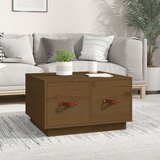 vidaXL Stolić za kavu boja meda 60 x 53 x 35 cm od masivne borovine | shoptok.hr