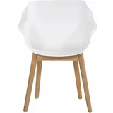 Hartman Bijele plastične vrtne stolice u setu 2 kom Sophie Teak –