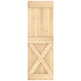  Vrata NARVIK Naravna 70 x 210 cm Masiven borov les, (5000215437) | Shoptok.si