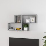 vidaXL zidna polica siva boja betona 100 x 18 x 53 cm od iverice Cijene