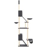  Penjalica za mačke od poda do stropa tamnosiva 277 - 303 cm | shoptok.hr