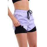 Dewberry 85389 Womens Swim Shorts with Inner Tights-MOR | Shoptok.si