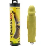 komplet za kopiranje penisa s vibratorom - svijetleći (žuti)