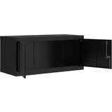 vidaXL Ormarić za spise crni 90 x 40 x 240 cm čelični | shoptok.hr