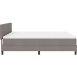  Krevet s box springom i madracem taupe 180x200 cm tkanina | shoptok.hr