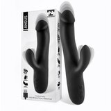 TARDENOCHE Angus Vibrator with Thrusting Movement 2 Motors Silicone Black Cene