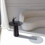 Hanah home Club sto Thales 50x50x50cm Tamno sivo-crni | Eponuda.ba