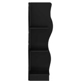  Kutna polica s policom Crna 34 x 33 x 102 cm Konstruirano drvo | shoptok.hr