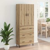  Highboard 2 kom. Umjetnički hrast 69,5 x 34 x 180 cm | shoptok.hr