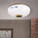 Orion dl 7-672 - stropna svetiljka landhaus 1xE27/60W/230V prečnik 21 cm bronza/bela | Eponuda.com