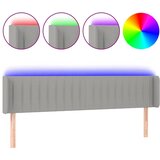  The Living Store LED posteljno vzglavje svetlo sivo 163x16x78/88 cm blago - LED Vzglavje, (21453826) | Shoptok.si