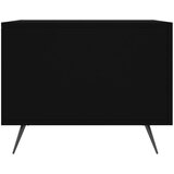  Stolić za kavu crni 50 x 50 x 40 cm od konstruiranog drva | Eponuda.com