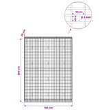 Gabion s žicom debljine 5 mm i mrežom 5x10 cm 150x30x200 cm - 30 cm 200 cm 150 cm | shoptok.hr