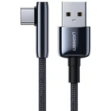 Kutni USB - USB Type C UGREEN kabel 5A Quick Charge 3.0 AFC FCP 1 m