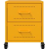  Noćni ormarići 2 kom boje senfa 36x39x43,5 cm čelični | shoptok.hr