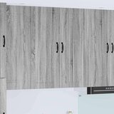  Stenska kuhinjska omarica s polico Siva Sonoma 80 x 31 x 100 cm | Shoptok.si