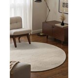 Elle Decoration Kremno bela ročno tkana volnena okrogla preproga ø 200 cm Lyon Beans – | Shoptok.si