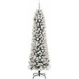  Umjetno božićno drvce Bijela 210 cm PVC i Metal i Plastika | shoptok.hr