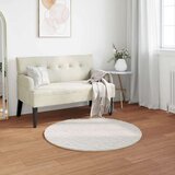  Faux Rabbit Fur Rug Olite Krema Ø 80 cm Poliester | shoptok.hr