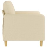  Dvosjed od tkanine krem 120 cm Krema | Shoptok.si
