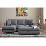 Atelier Del Sofa Kutna garnitura, Sivo, Eva Left - Grey | shoptok.hr