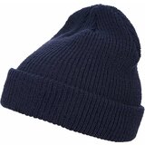 Flexfit Long knitted hat in a navy design Cene