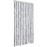Furnova Zavesa proti mrčesu siva in bela 100x230 cm šenilja, (21918125) | Shoptok.si