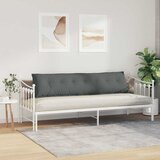  Jastuk za leđa Tamno siva 200 x 19 x 50 cm tkanina | shoptok.hr